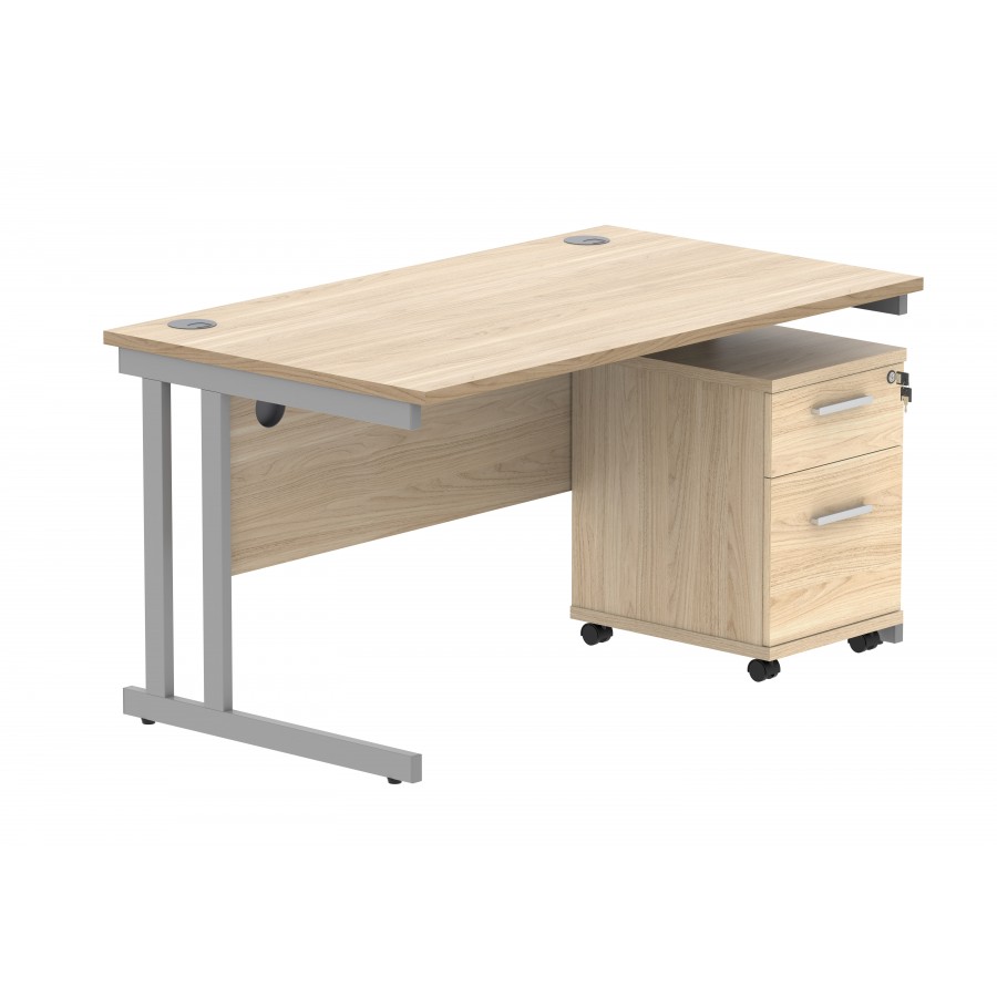 Core Desk With Underdesk Pedestal